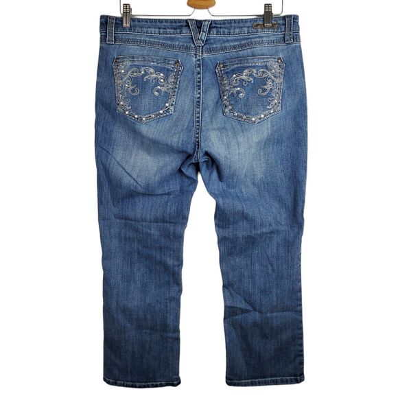 Wrangler Rock 47 WJX22BG Women's Low Rise Blue Jeans 32 x 26 - Picture 2 of 5